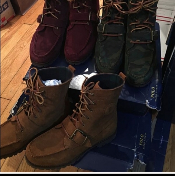 maroon polo boots